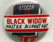 Avengers -  Black Widow Master Accountant 2" Pinback Button