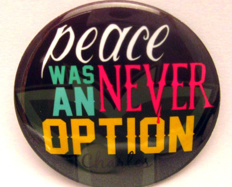 X-Men First Class -  Peace Was Never an Option 2" Pinback Button