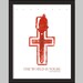 Scarface - Chainsaw Cross - 11x14 - Movie Poster - scarface, movie, poster, film, retro, minimalist, chainsaw