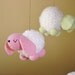 Sleepy sheep hanging mobile for baby/child nursery (