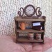 Miniature Dollhouse Shelf Vintage style