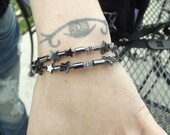 Handmade Magnetic Hematite Star Memory Bracelet