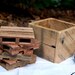 Miniature Pallet Coaster Set with Storage Box