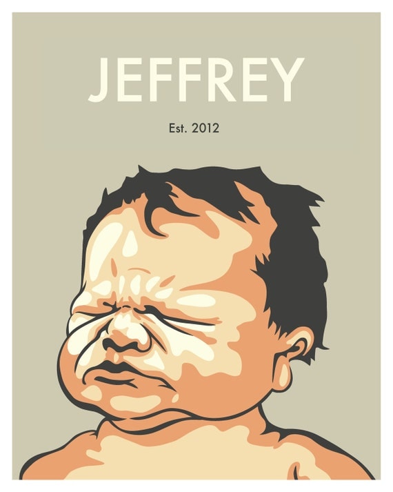 Custom Baby Portrait - Digital File