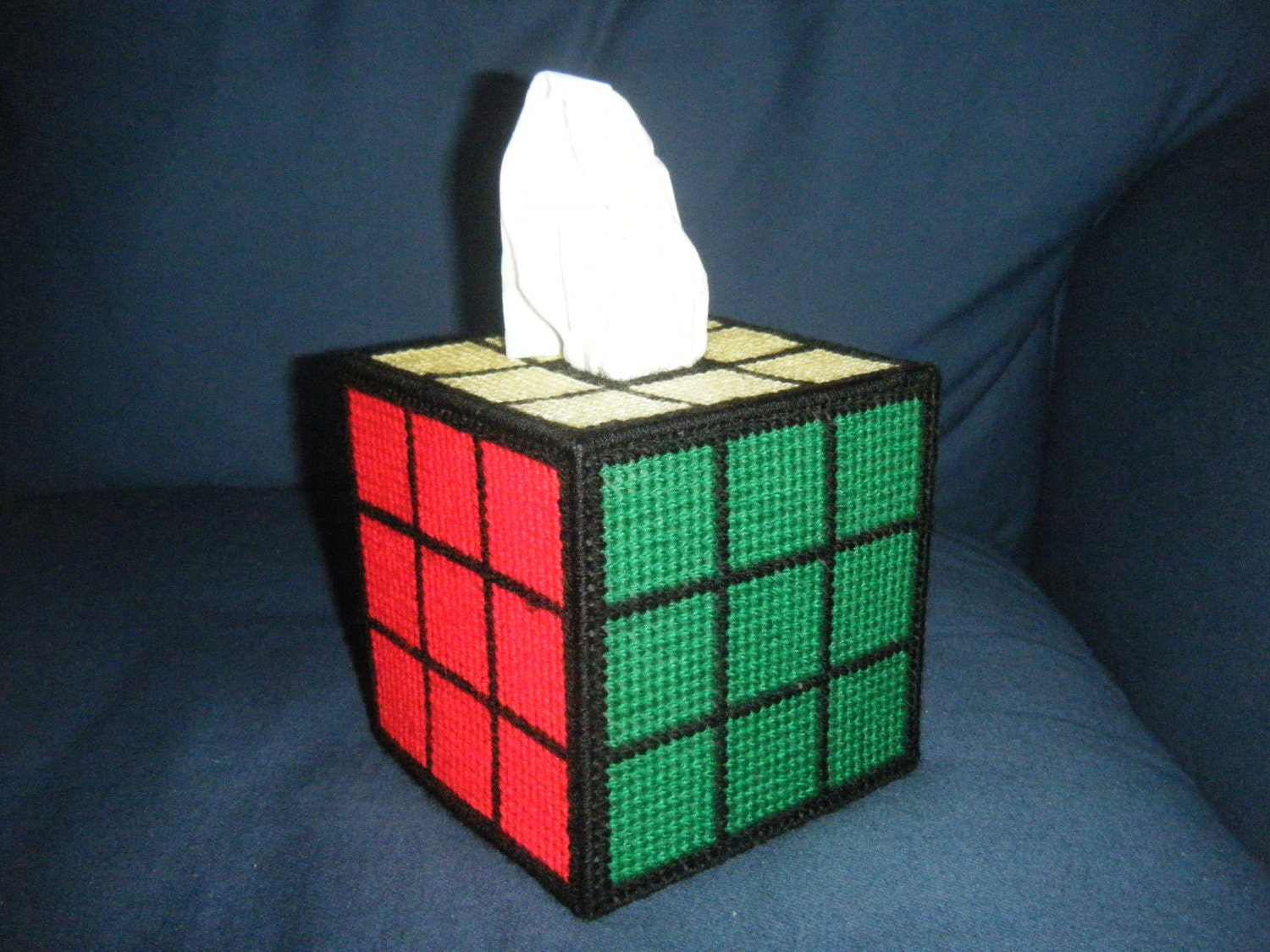Rubik Cube Tissue Box Cover Big Bang Theory