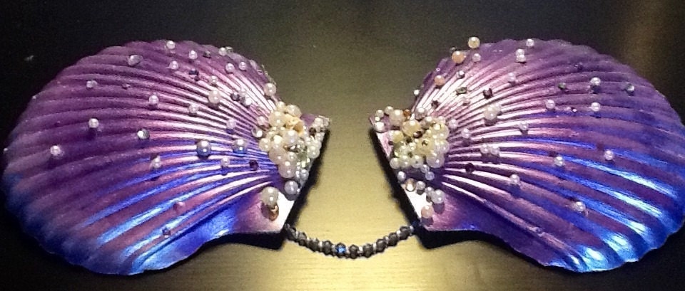 Mermaid shell bra top