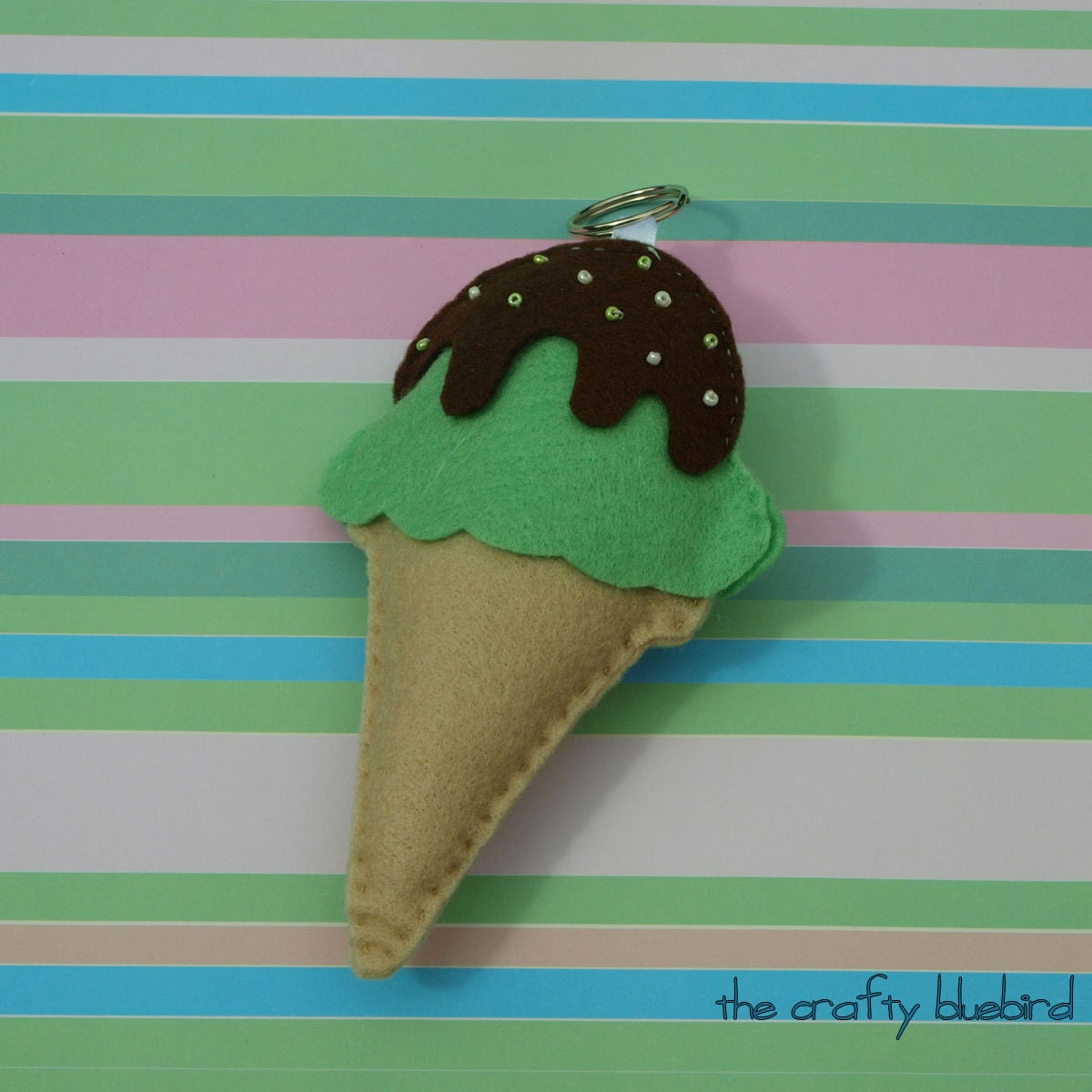 Ice Cream Keyring