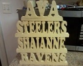 standing  personalized name stand (order any name)