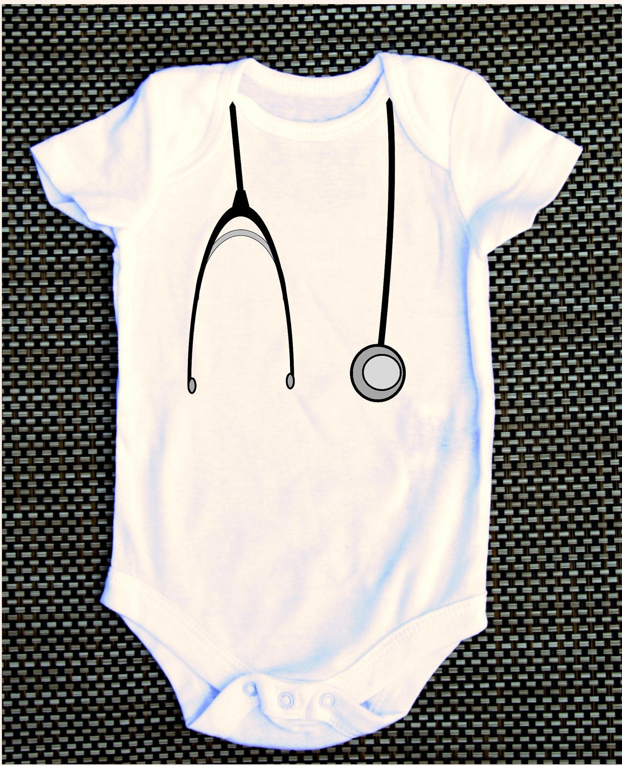 Doctor Nurse stethoscope baby onesie