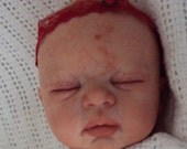 5 Reborn Handcrafted Headbands for Newborn Sized Kits fits 13"-16" head circumference by BinglesBangles&Babies Artist Kimiko Stallard