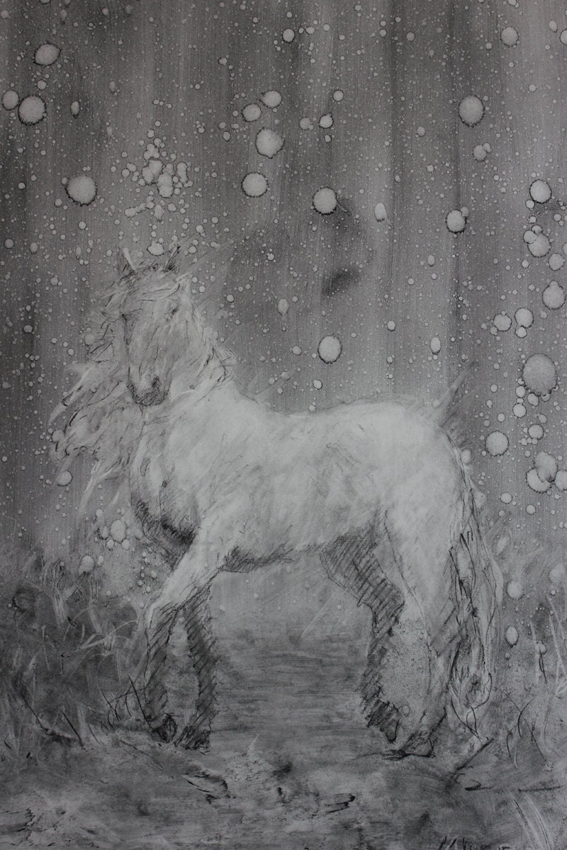 Horse Drawing -Sea Side Stallion