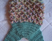 mermaid tail & top photo prop crochet / handmade / costume