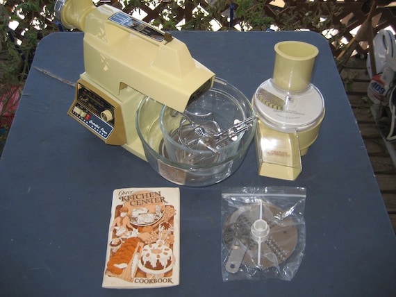 Vintage Oster Kitchen Center With Mixer Slicer And Meat by ShopYT