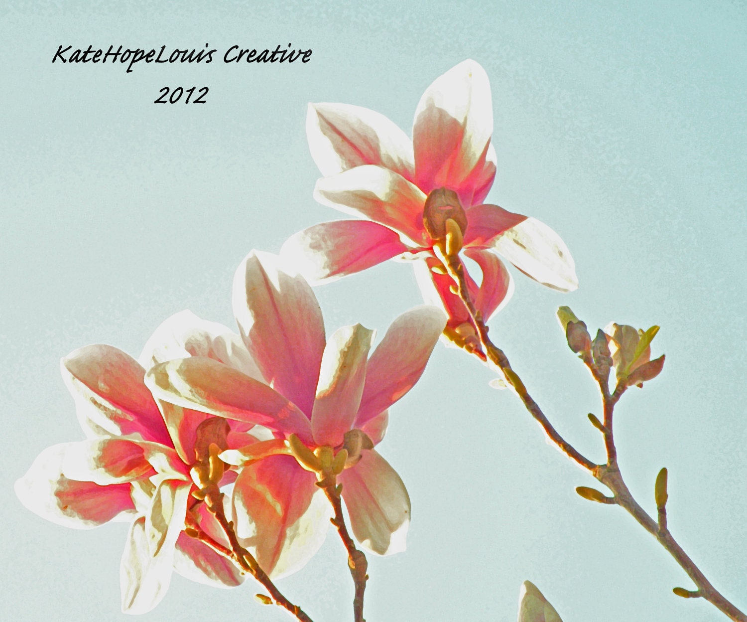 April Evening Tulip Tree Print No. 3