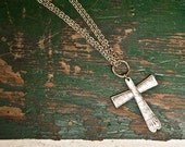 Spoon Necklace: "Delilah Cross" by Silver Spoon Jewelry