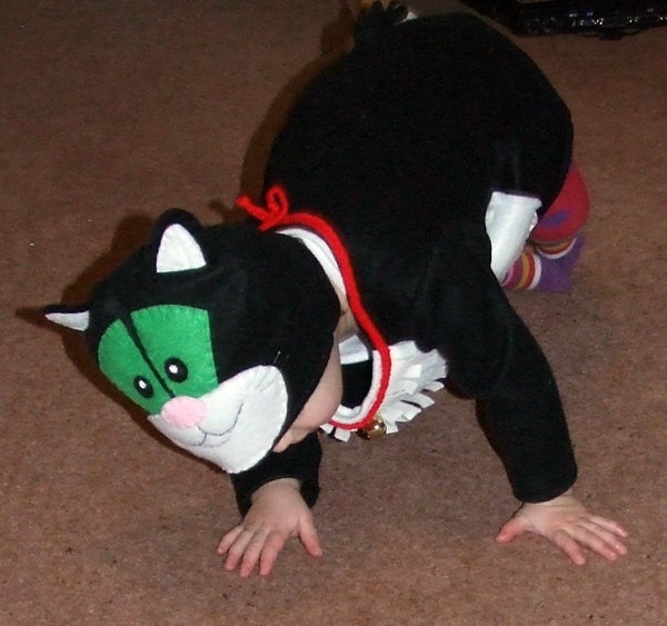child Cat costume for baby toddler