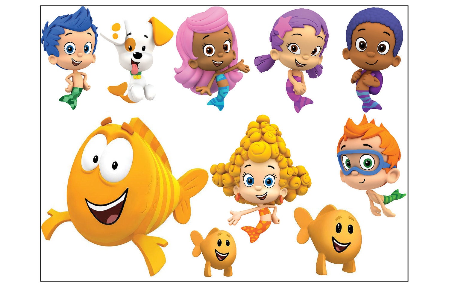 Bubble Guppies Pumpkin Carving Templates