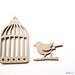 Tim Holtz - Vintage Birdcage & Bird Chipboard Die Cuts, 4 Sets, Vintage Theme Scrapbooking Embellishments