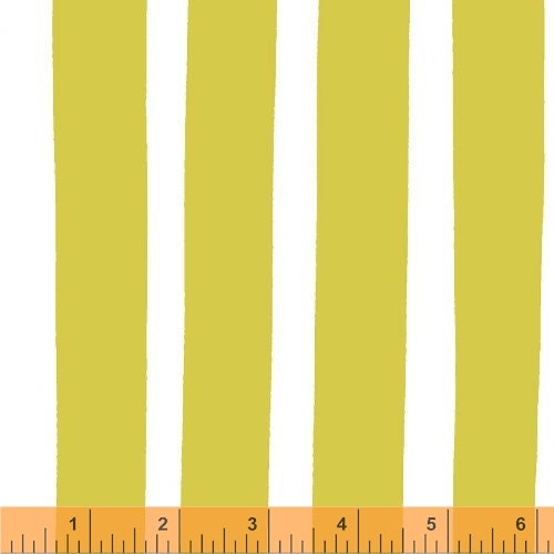 Lotta Jansdotter - BELLA Seaside Stripe in Sunspray - 1 yard