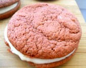 Red Velvet Sandwich Cookies