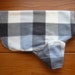 CLEARANCE-Blue Mason Plaid Fleece Dog Coat