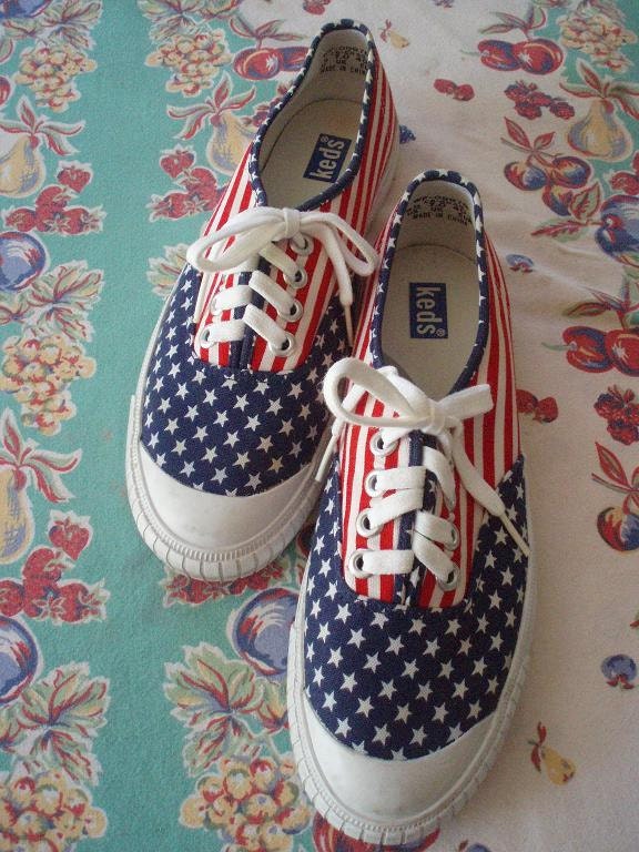 LADIES PATRIOTIC KEDS - cachecaravan