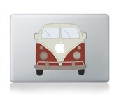 Min bus- Macbook Stickers Vinyl Mac decals Macbook decal Macbook Pro decal Apple mac decal for Macbook Air / Macbook Pro sticker