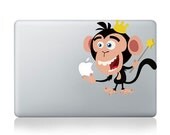 Monkey magician- Macbook Stickers Vinyl Mac decals Macbook decal Macbook Pro decal Apple mac decal for Macbook Air / Macbook Pro sticker