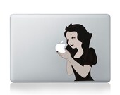 Snow White Vampire- Macbook Stickers Vinyl Mac decals Macbook decal Macbook Pro decal Apple mac decal for Macbook Air / Macbook Pro sticker