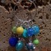 Blue,green and yellow lanyard necklace