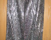 Belly Dance Panel Skirt Silver Dot with Matching Headband