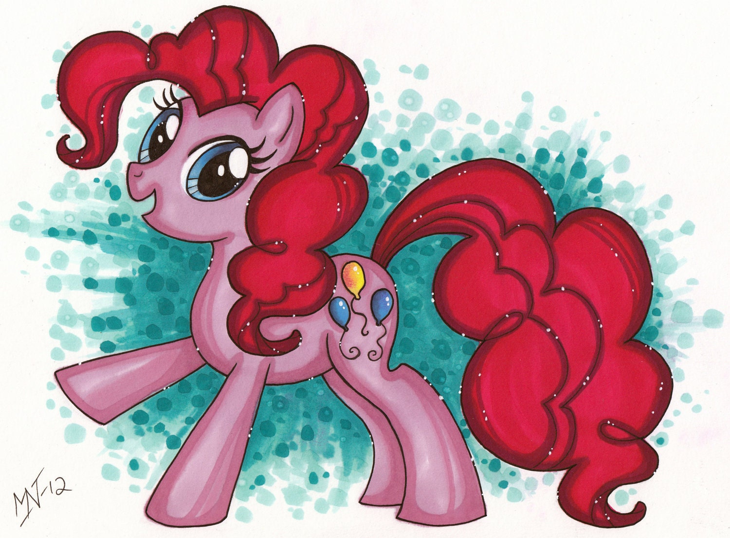 Pinkie Pie, My little pony Friendship is Magic, Original drawing
