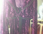 beautiful royal purple edwardian midevil dress with jacket