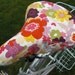 Bike Seat Cover - Butterflies & Flowers by bumcicles