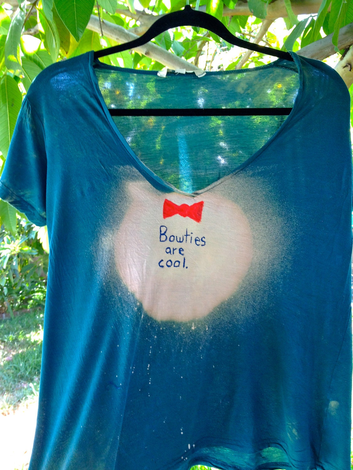 Bowties Are Cool Doctor Who Hand Painted Tee