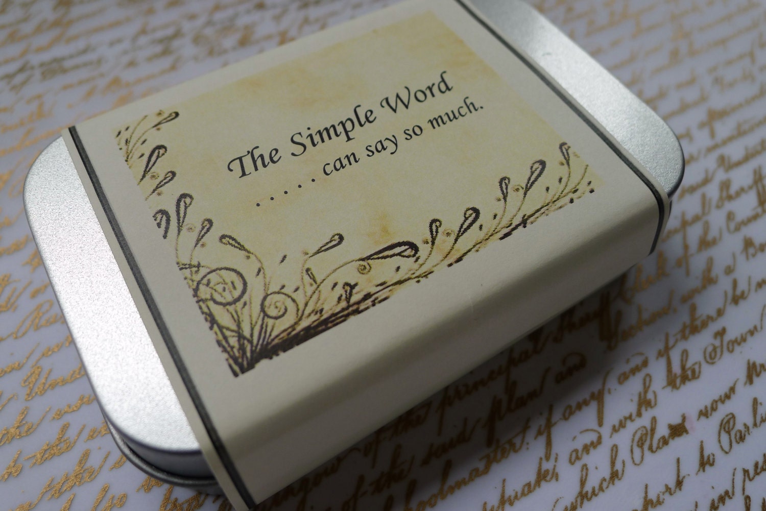 Bridesmaid Favors, Wedding Table Gift, Friends, The Simple Word, Paper Goods Gift