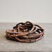 african wound copper wire beads 1 strand