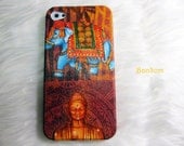 Thai Elephant Style  :iPhone 4 case, iPhone hard case, iPhone 4 decal, iPhone cases, iPhone 4 case decoupage, iPhone 4 hard case by BanSom
