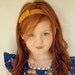 Little Joan - Mustard Yellow Velvet Headband