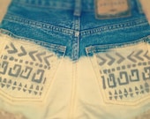 The 617s - Tribal Print High Waisted Shorts