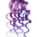 Lilac Lavender Pastel Clip In Human Hair Extensions