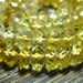 Citrine Faceted Shaded Rondelle- 14" Strand -Stones measure- 4-6mm