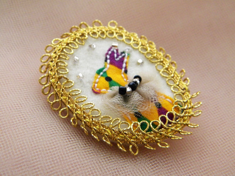 The Circus Rabbit Pin