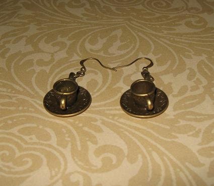 Save 20% - Coffee Time Tea Time Earrings