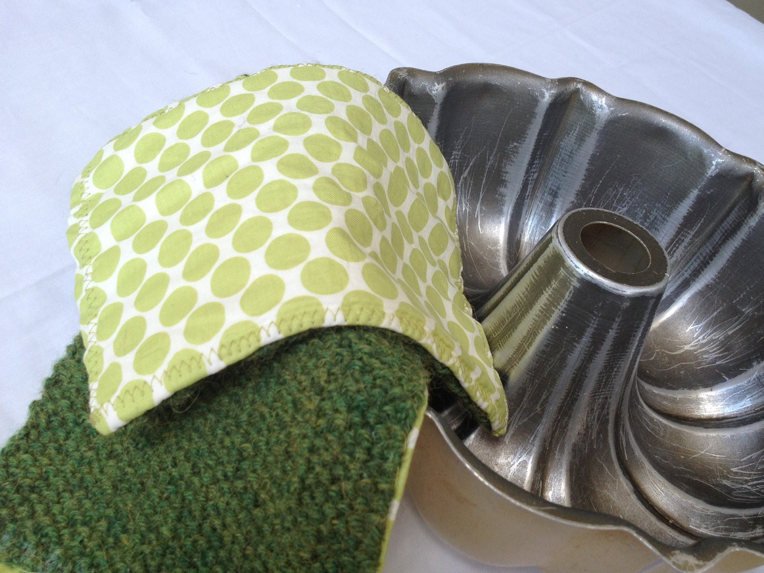 Keep Me Cool Green Pot Holders