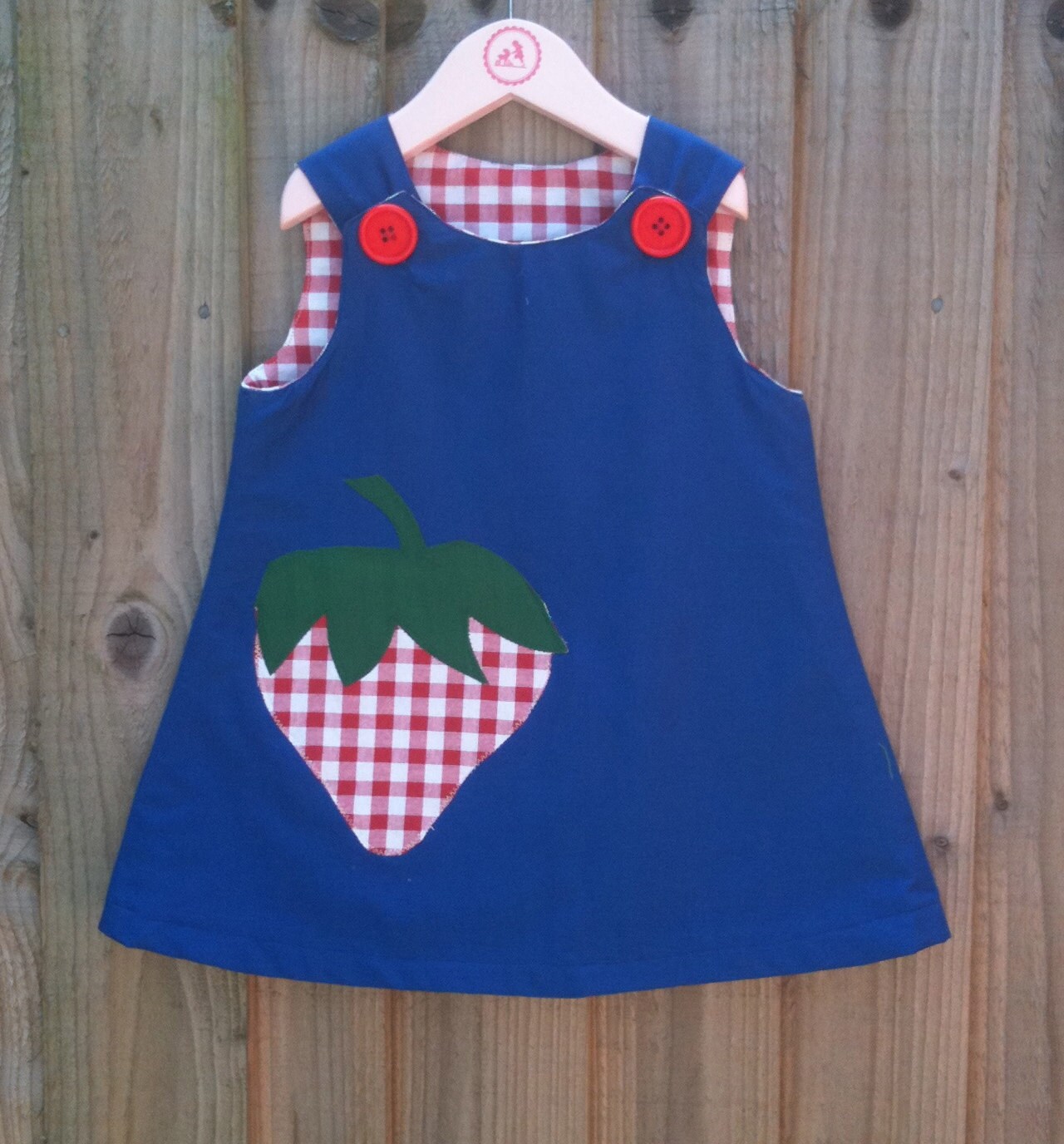 blue toddler dress