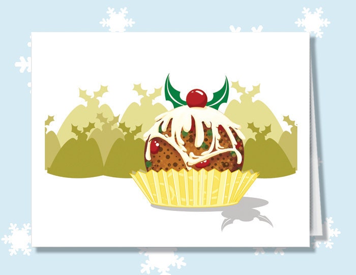 Brute Cake, set of twelve Holiday Monster greeting cards