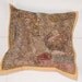 indian 2 pcs cushion cover throw pillow beads work decorative art