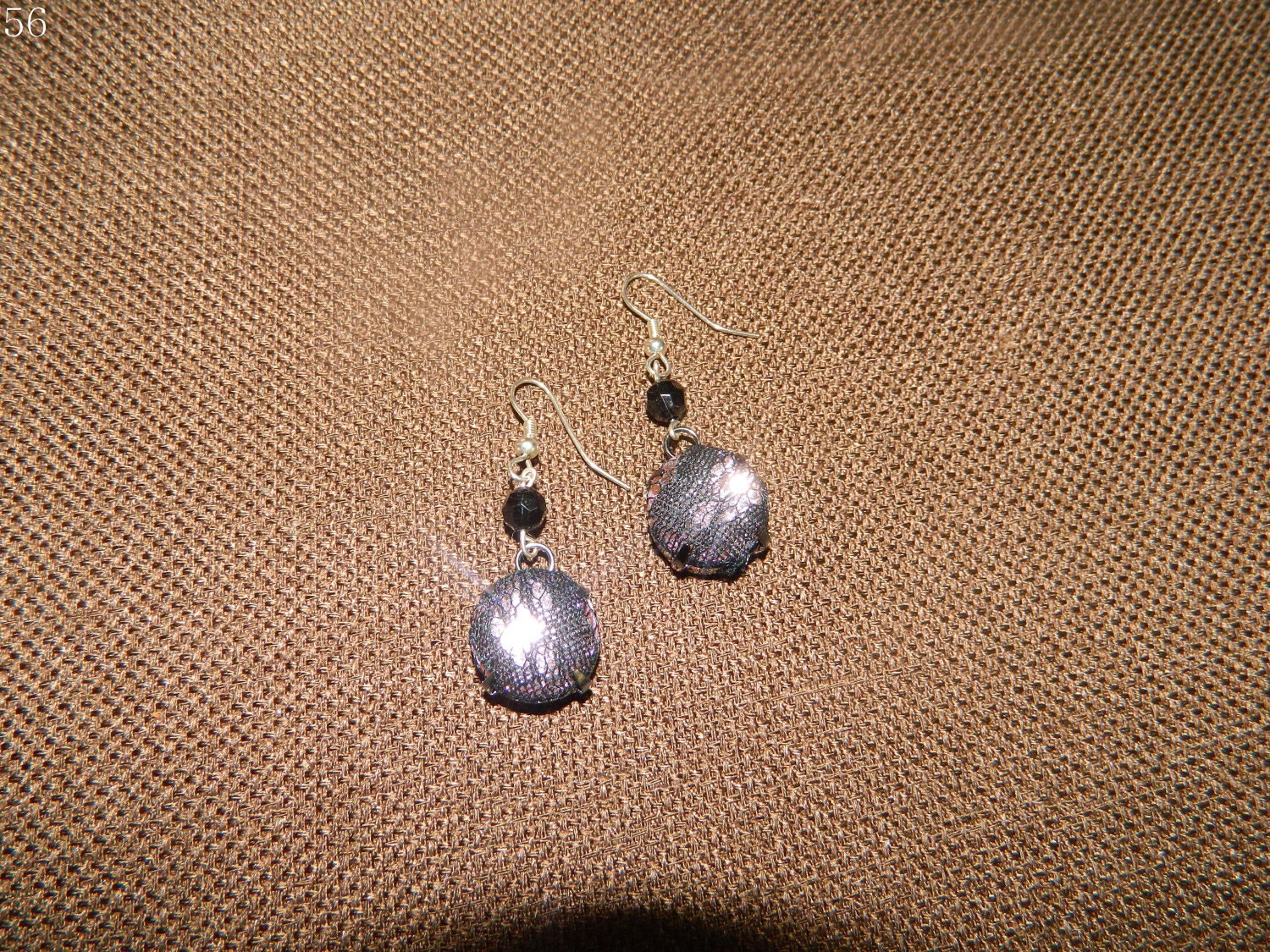 Lace Wrapped Earrings