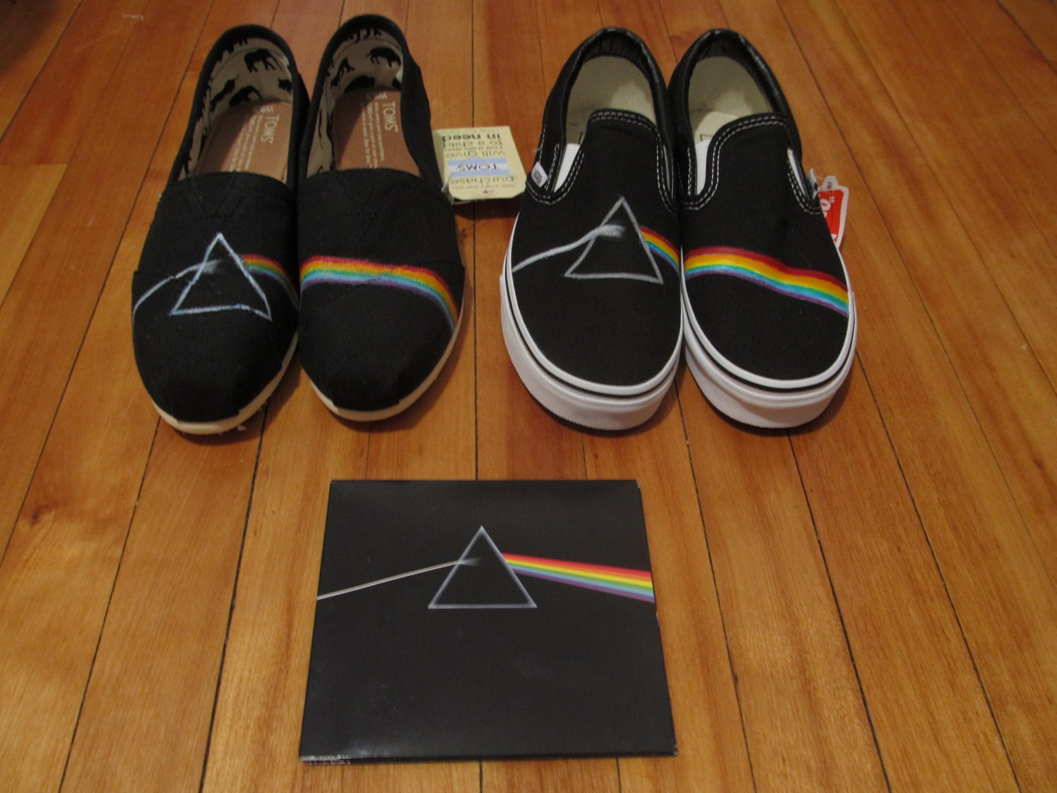 Items similar to Pink Floyd Dark Side of The Moon shoes on